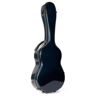 Twardy futerał na gitarę klasyczną Air Carbon Silk jak niebieska podszewka