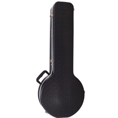 Wzmocniony ABS Hardshell Banjo Case Soft Plush 3 potrójne chromowane zatrzaski