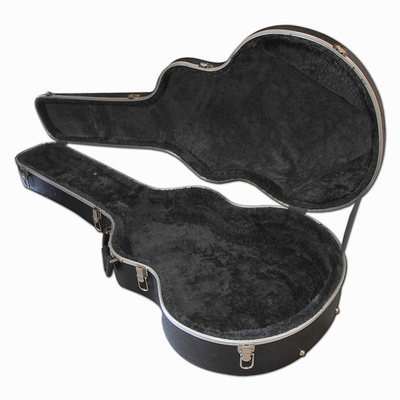 ABS Jumbo Acoustic Deluxe Flight Guitar Case z uchwytem w kolorze czarnym