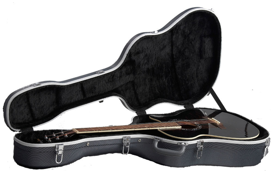 Solidna, wytrzymała obudowa na stojak na gitarę z zewnętrznymi kieszeniami