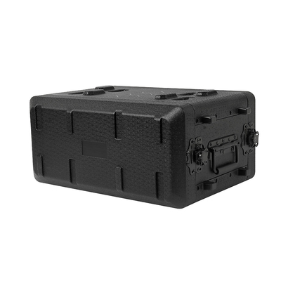 Easy Carry 4U 4 Space Shallow Rack Case Czarny PE 10&quot; Głębokość Wodoodporna
