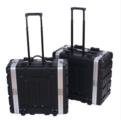 Easy Carry Audio 4U 3U Rolling Rack Mount Case ABS + aluminiowa rama