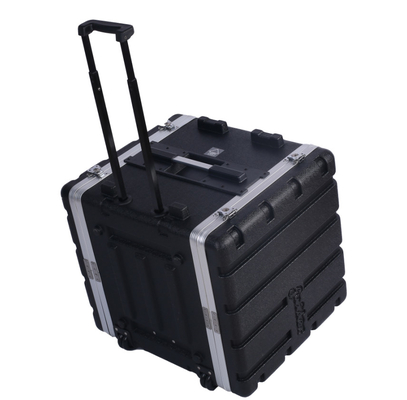 ABS 19 &quot;10U Rolling Flight Rack Mount Case z kółkami dla DJ Audio