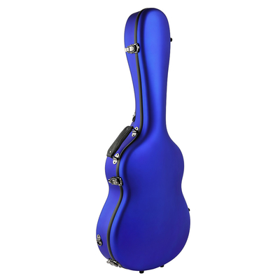 Matowy niebieski futerał na gitarę klasyczną z włókna szklanego o wysokiej odporności na pękanie