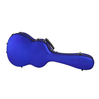 Matowy niebieski futerał na gitarę klasyczną z włókna szklanego o wysokiej odporności na pękanie