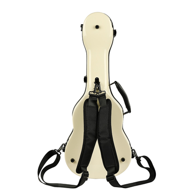 Antyciśnieniowy futerał z włókna szklanego Tenor Ukulele w kolorze kości słoniowej