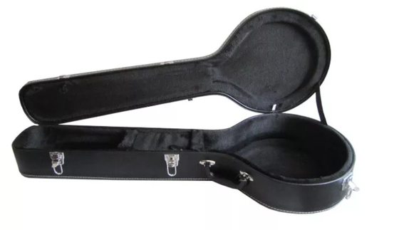 Twardy futerał banjo z pianki i pluszu 3 mm sklejka Twardy futerał banjo wzmocniony