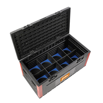 HDPE Plastikowa obudowa Led Par Flight Case PE Sprzęt oświetleniowy Case Niestandardowe logo