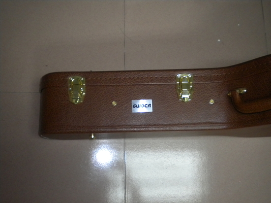 Brązowa sklejka 38 ''Gitara Rack Case 13cm Gruba pluszowa podszewka na szyję