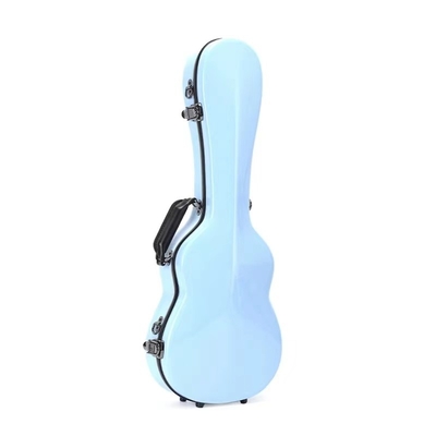 Hardshell Fiberglass Tenor Ukulele Twardy futerał Gruby wyściełany Tiffany Blue